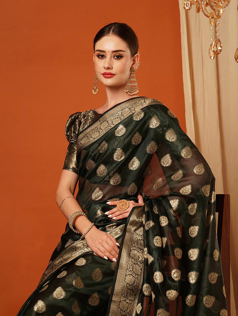 women self design banarasi saree - 21649464 - Standard Image - 4