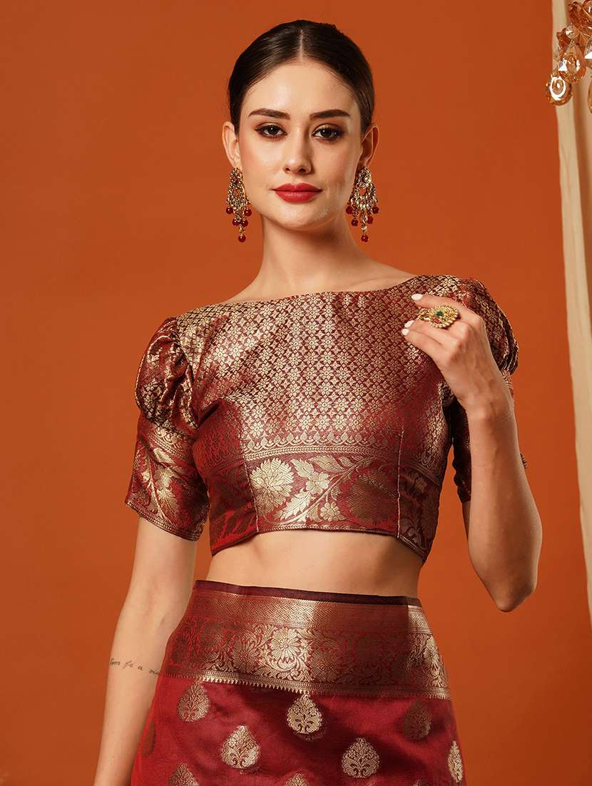 women self design banarasi saree - 21649466 -  Standard Image - 4