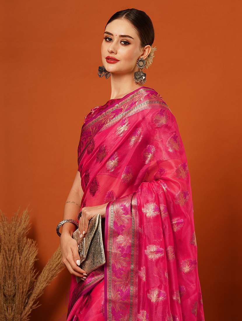 women self design banarasi saree - 21649480 -  Standard Image - 4