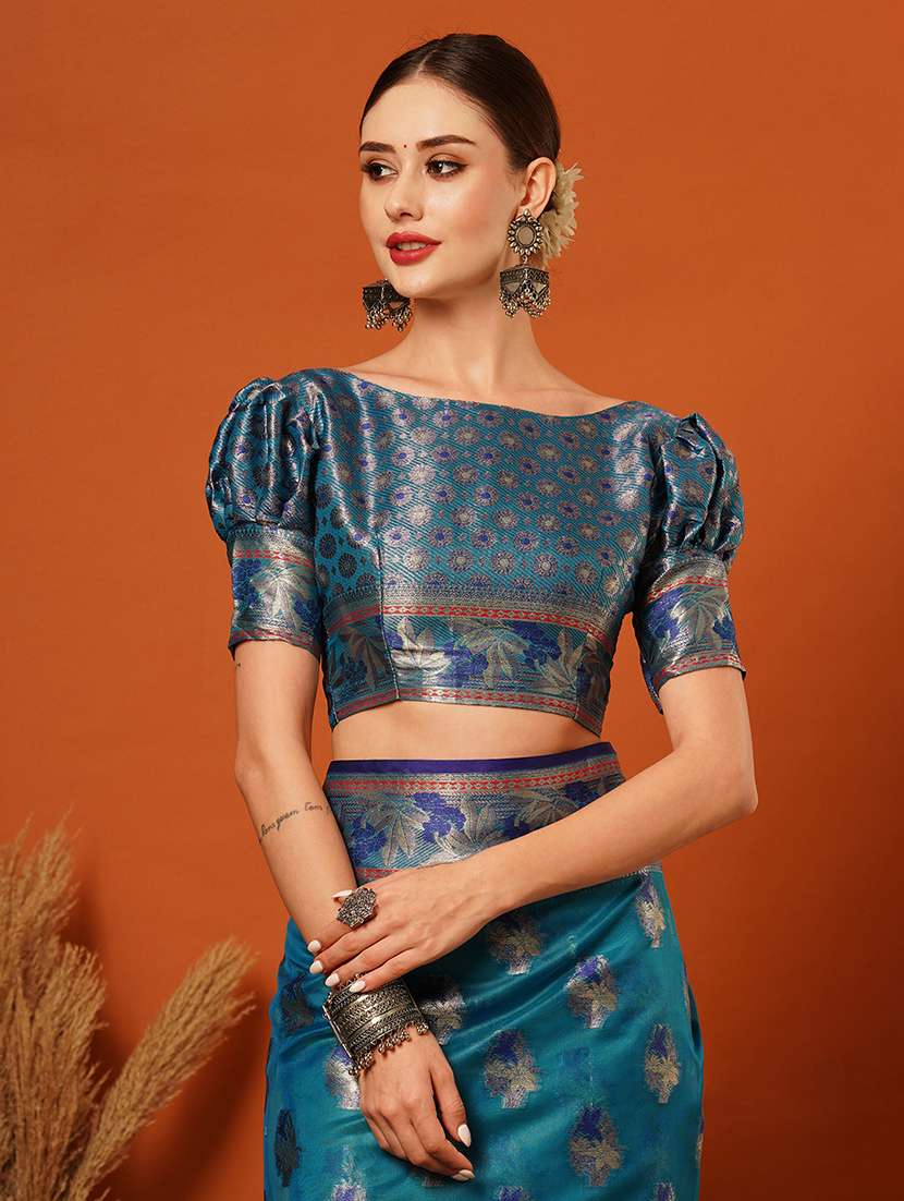 women self design banarasi saree - 21649481 -  Standard Image - 4