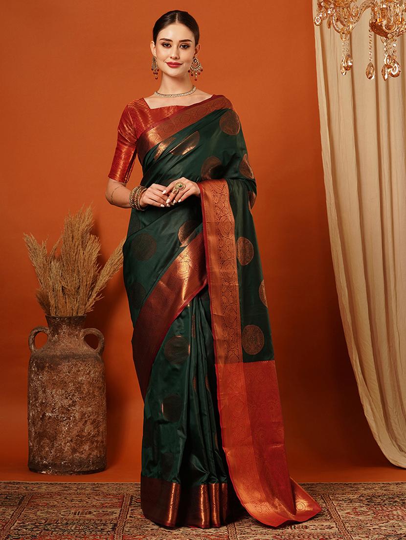 women self design banarasi saree - 21649485 -  Zoom Image - 0