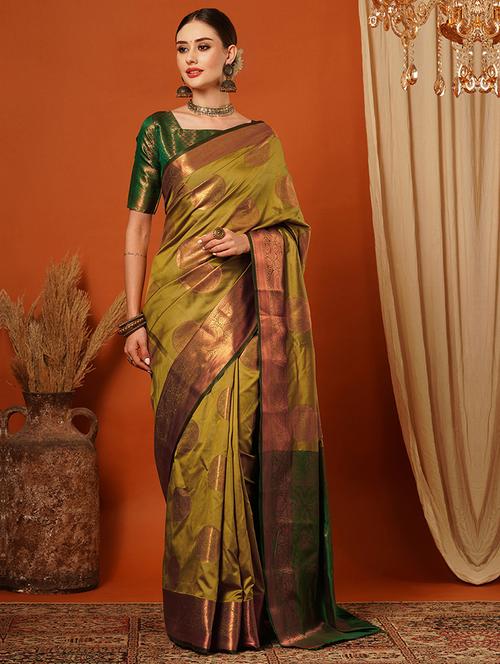 women self design banarasi saree - 21649487 - Standard Image - 0