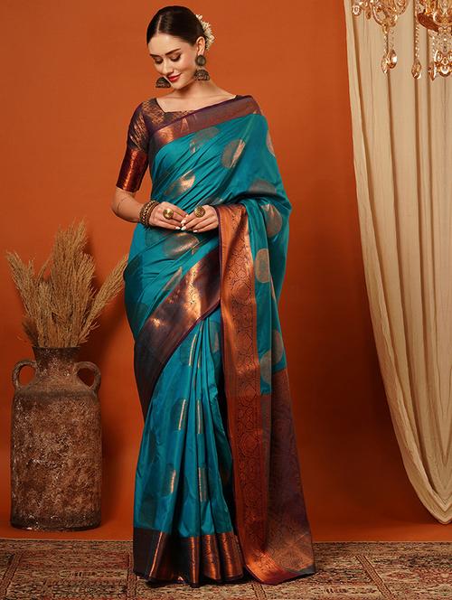 women self design banarasi saree - 21649489 -  Standard Image - 0