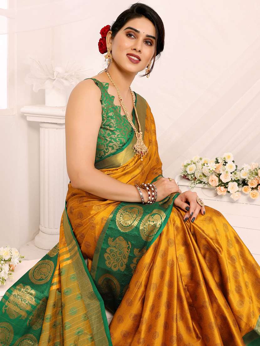 women self design dharmavaram saree - 21649510 -  Standard Image - 4