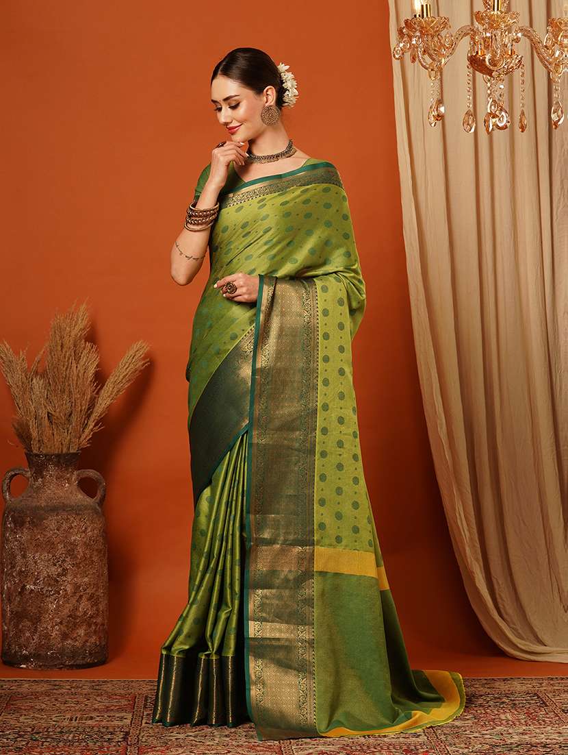 women printed bordered saree - 21649534 -  Standard Image - 1