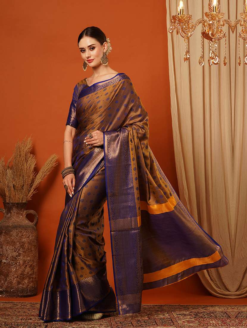 women printed bordered saree - 21649535 -  Standard Image - 1