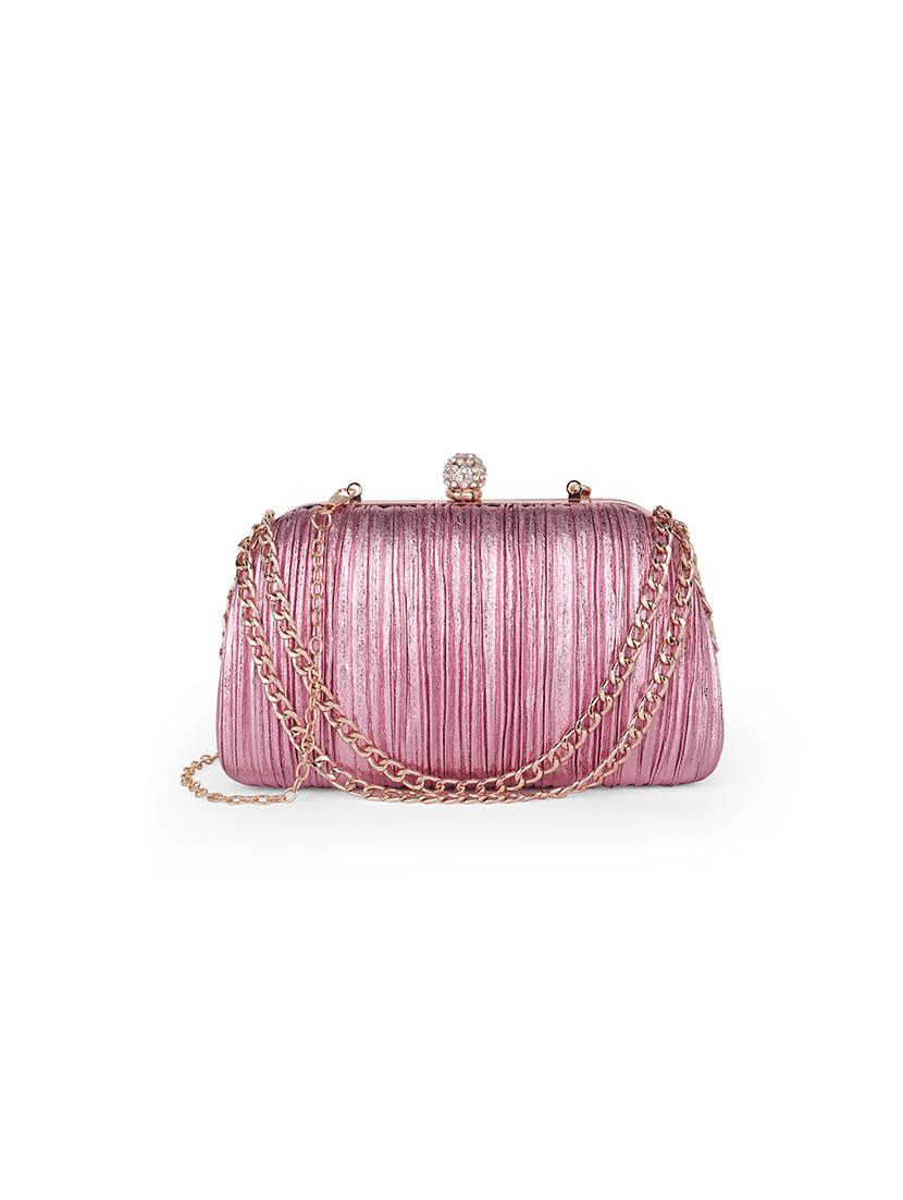 women textured box clutch - 21649701 - Zoom Image - 0