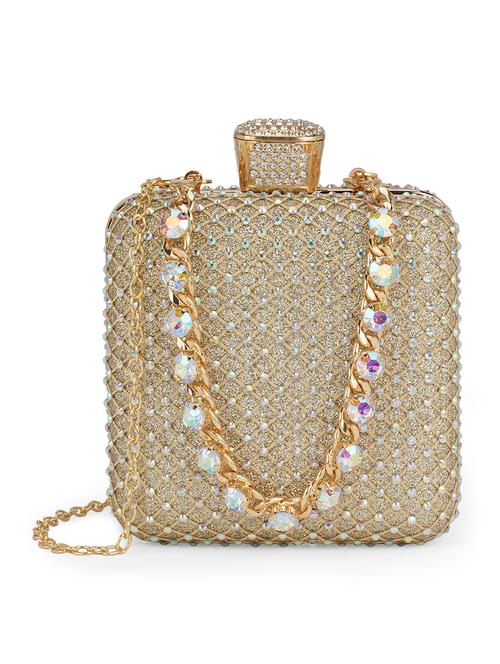 women embellished box clutch - 21649703 - Standard Image - 0