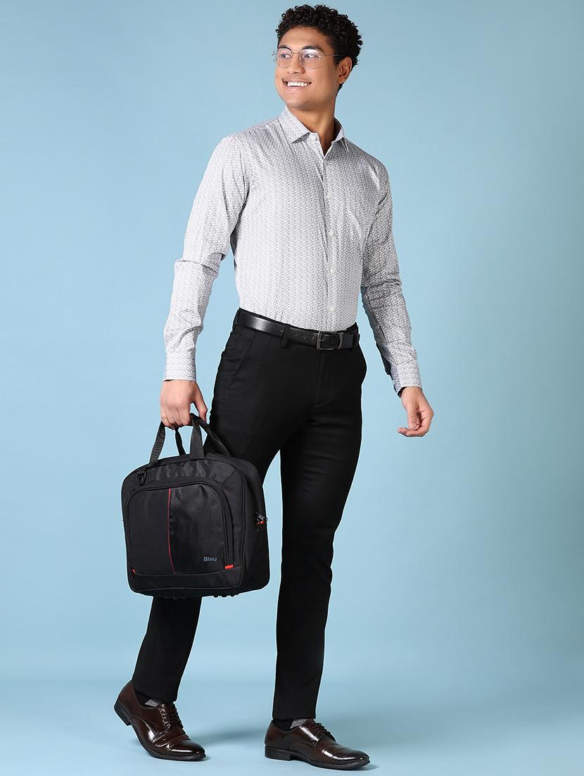 men long sleeves printed formal shirt - 21649811 - Standard Image - 4