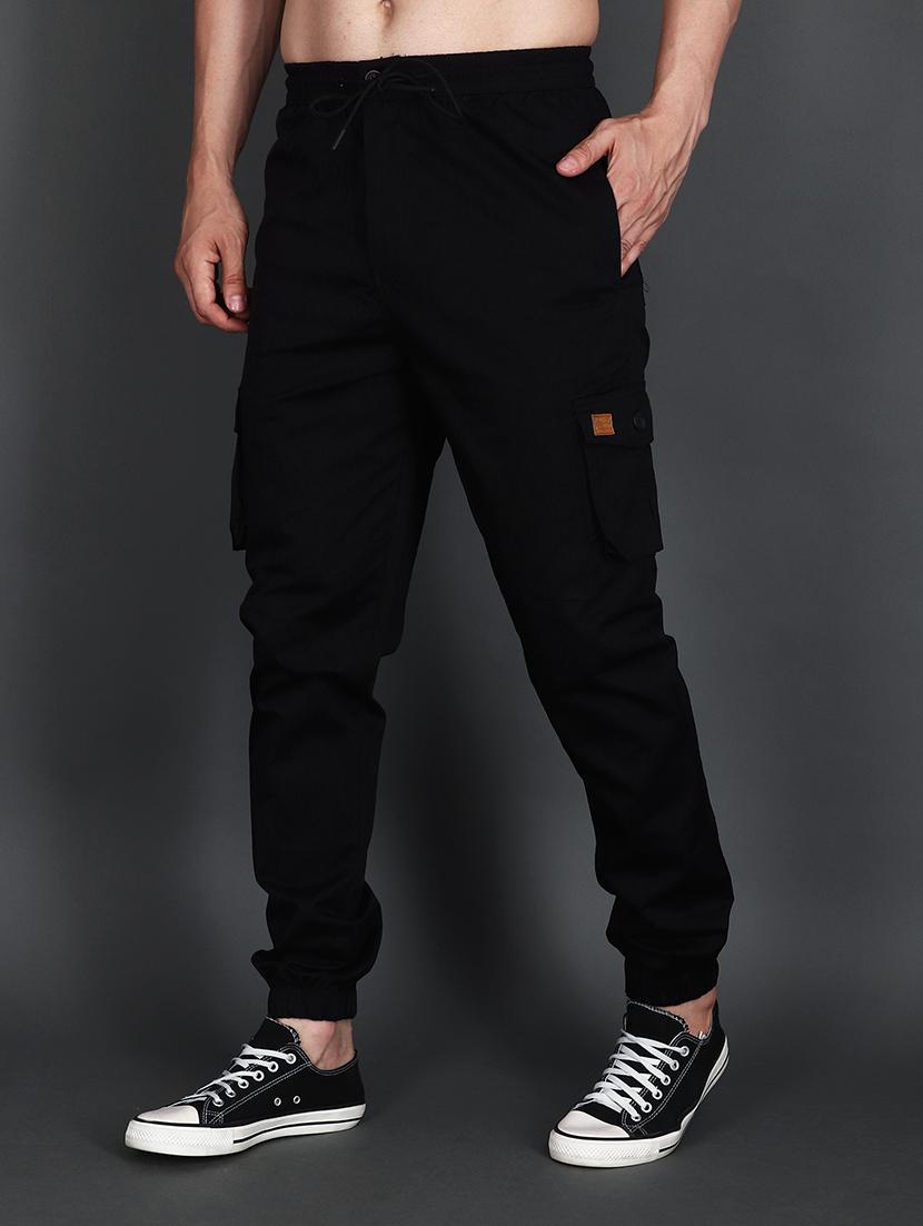 men mid rise solid cargo - 21650254 - Standard Image - 1