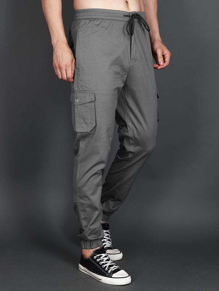 men mid rise solid cargo - 21650256 -  Standard Image - 1