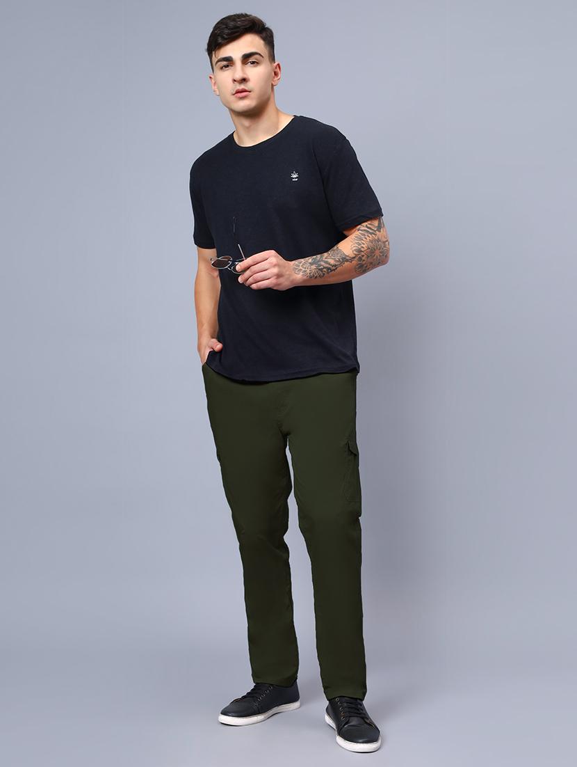 men mid rise solid cargo - 21650270 - Standard Image - 4