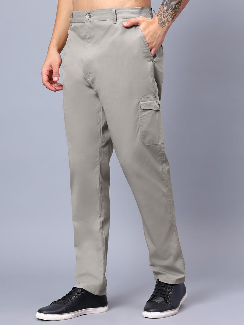 men mid rise solid cargo - 21650274 -  Standard Image - 1