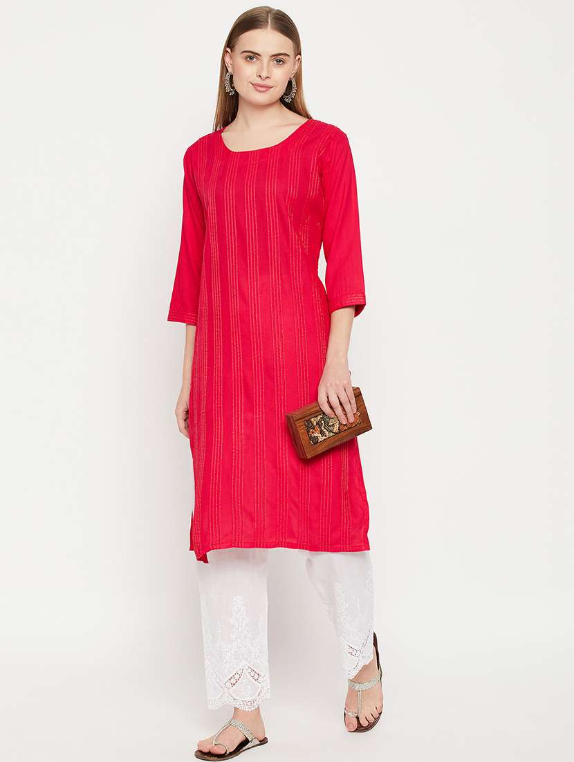 women mid rise solid tapered pant - 21650489 -  Standard Image - 4