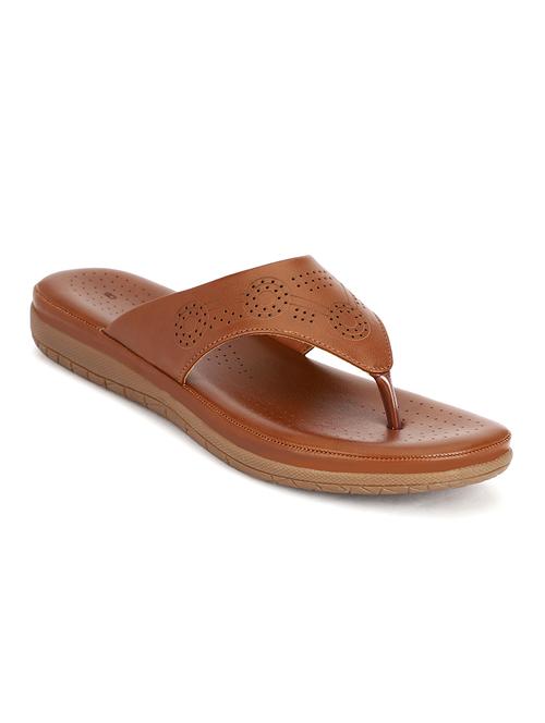women brown cut work sandals - 21650575 -  Standard Image - 0
