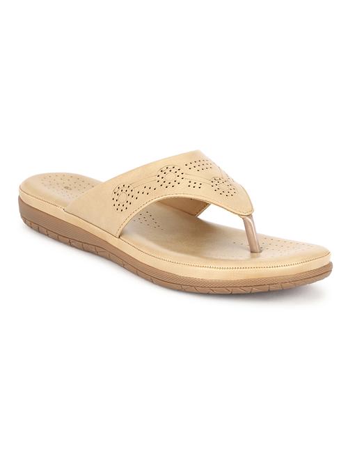 women beige cut work sandals - 21650577 - Standard Image - 0