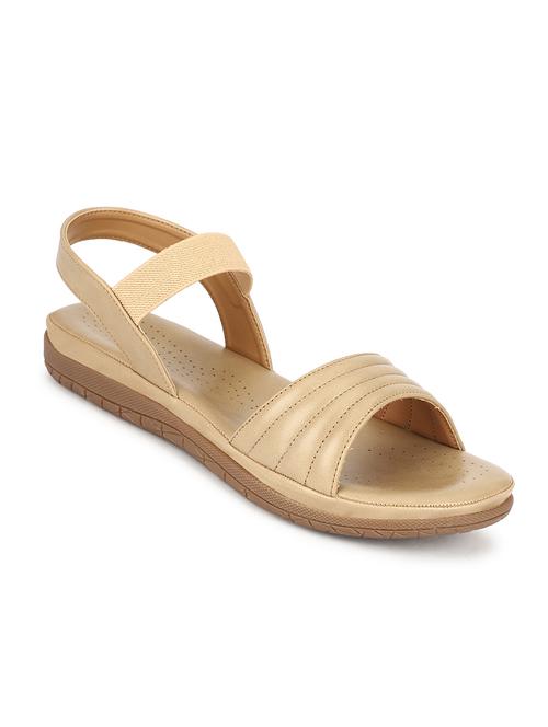 women beige back strap sandal - 21650578 -  Standard Image - 0