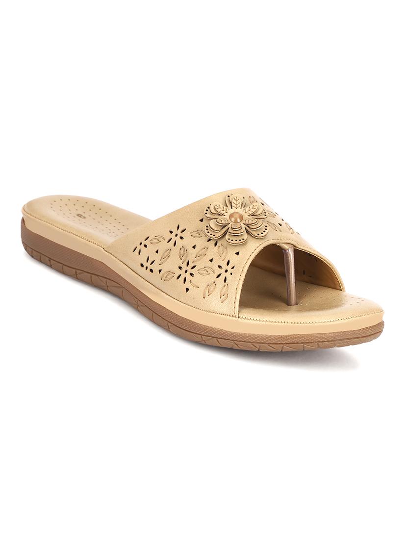 women beige slip on sandal - 21650581 - Zoom Image - 0
