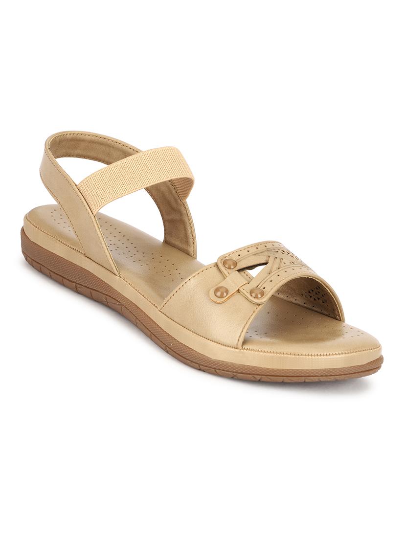 women beige back strap sandal - 21650584 - Zoom Image - 0