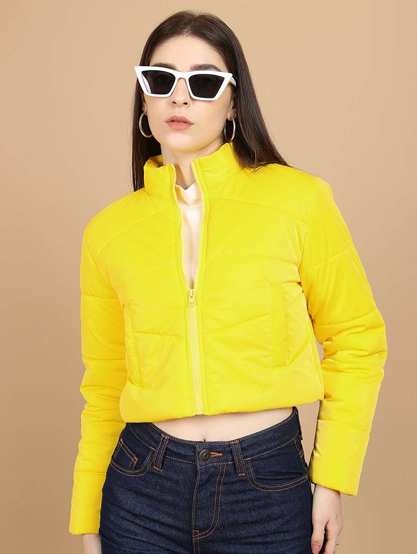 yellow cotton blend regular jacket - 21650963 -  Standard Image - 1