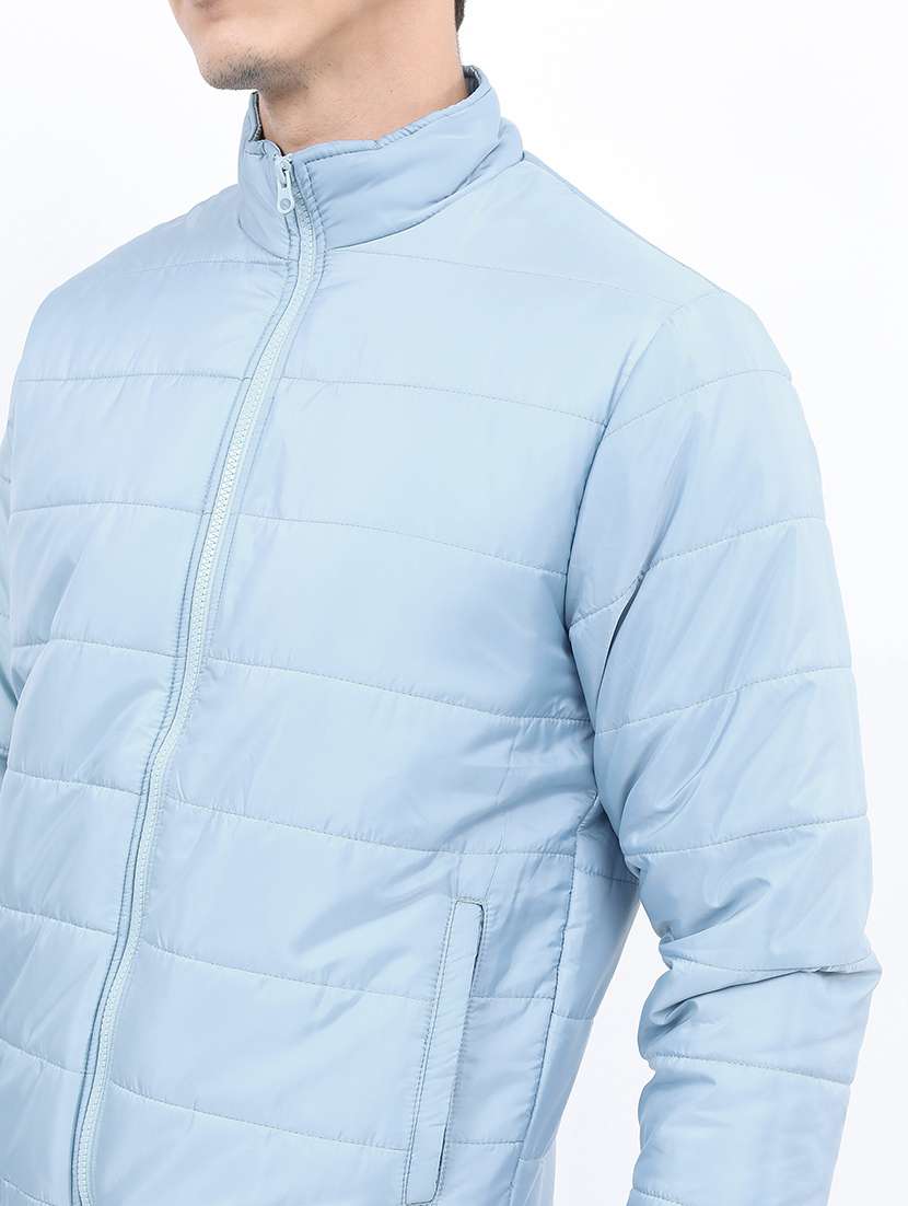 men solid sleeveless quilted jacket - 21651058 -  Standard Image - 4