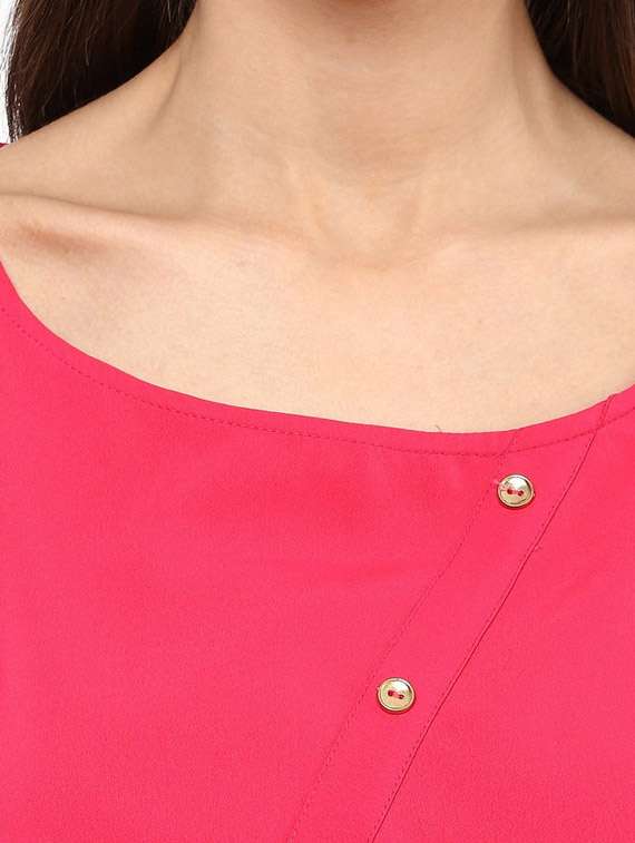 women solid sleeveless regular top - 21651134 - Standard Image - 4