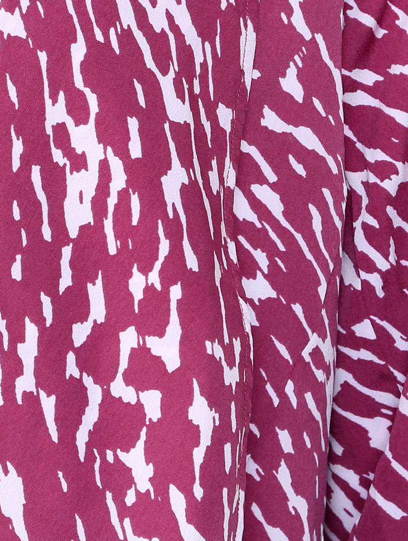 women printed casual blazer - 21651161 - Standard Image - 4