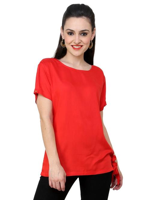 women solid short sleeves regular top - 21651313 -  Standard Image - 0