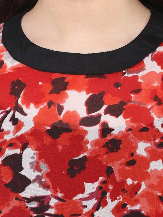 women floral printed sleeveless top - 21651362 - Standard Image - 4