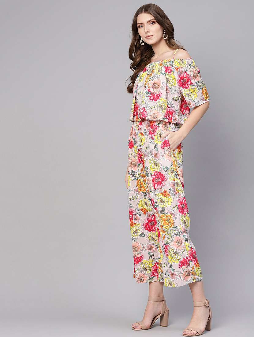 women printed full leg jumpsuit - 21651410 -  Standard Image - 1