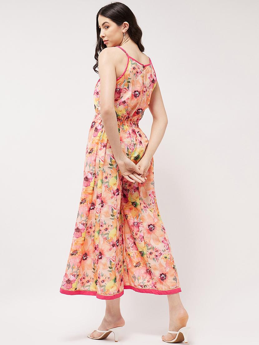 women printed full leg jumpsuit - 21651418 - Standard Image - 4
