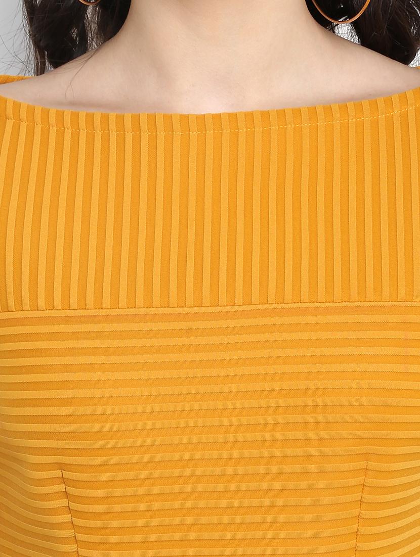 women striped sleeveless bodycon dress - 21651508 - Standard Image - 4