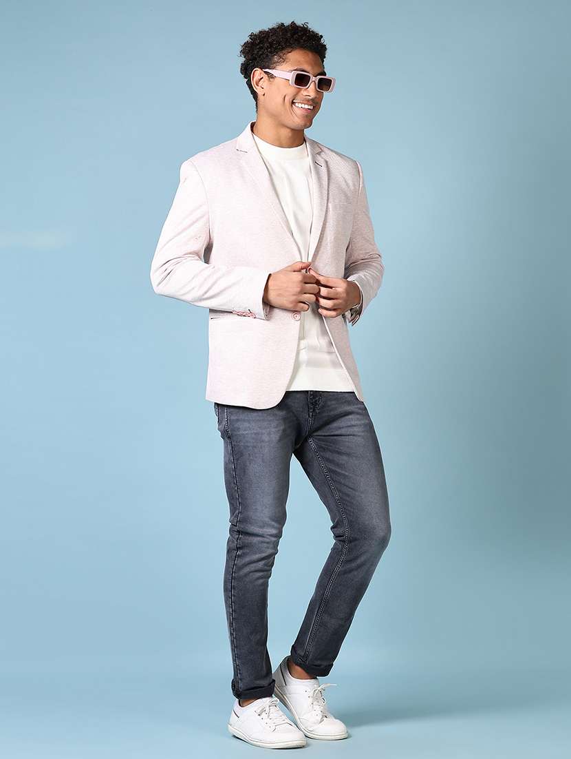 men mid rise plain slim fit jeans - 21651630 - Standard Image - 4