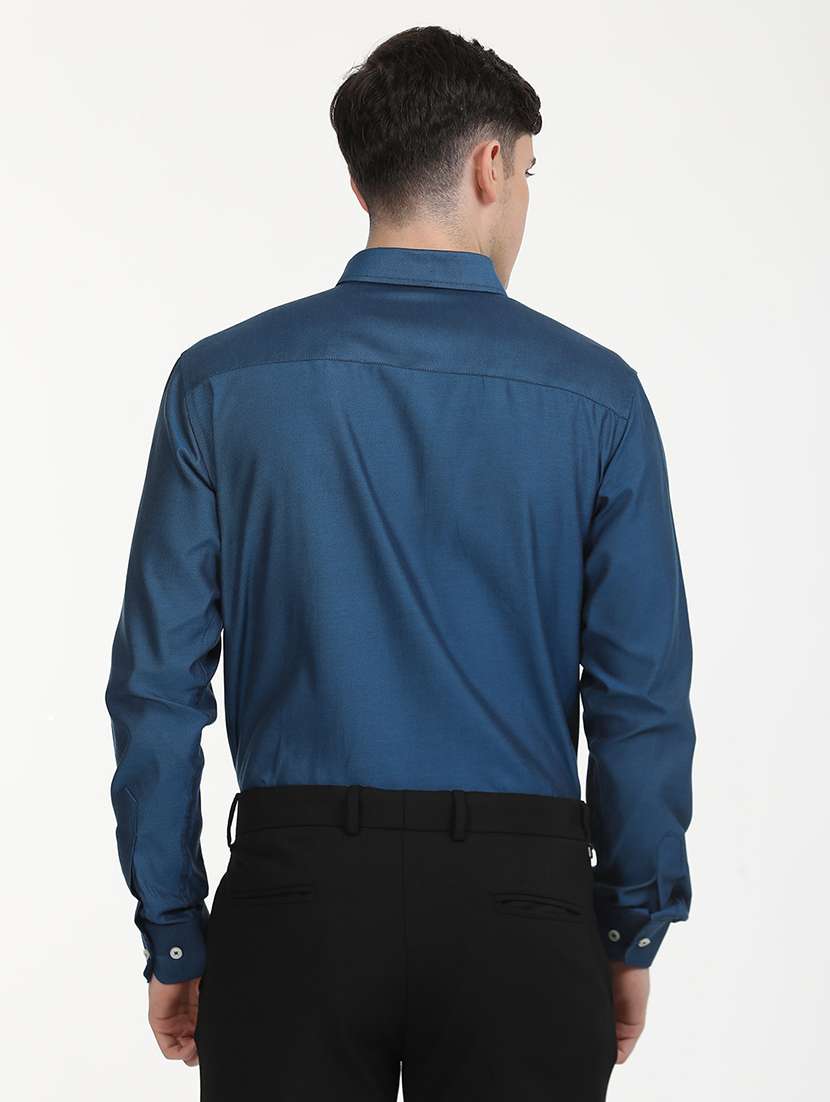 men solid long sleeve formal shirt - 21651960 -  Standard Image - 4