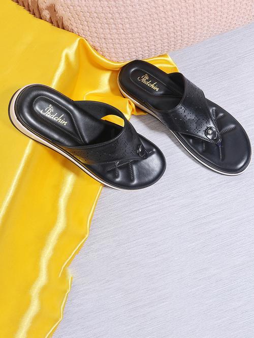 padchin women t strap black flatform heel - 21652560 -  Standard Image - 0