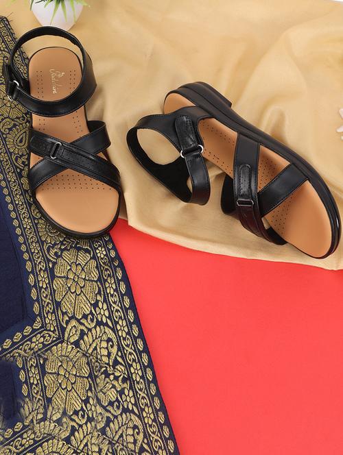 women solid ankle strap flat - 21652568 -  Standard Image - 0
