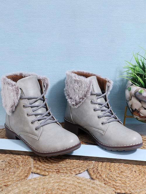 women ankle lenght lace up boot - 21652599 -  Standard Image - 0