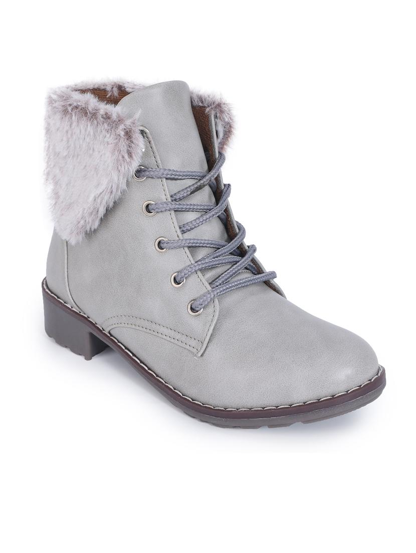 women ankle lenght lace up boot - 21652599 -  Standard Image - 1