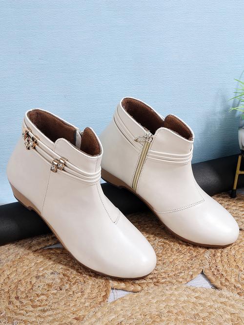 women ankle lenght zipper boot - 21652605 - Standard Image - 0