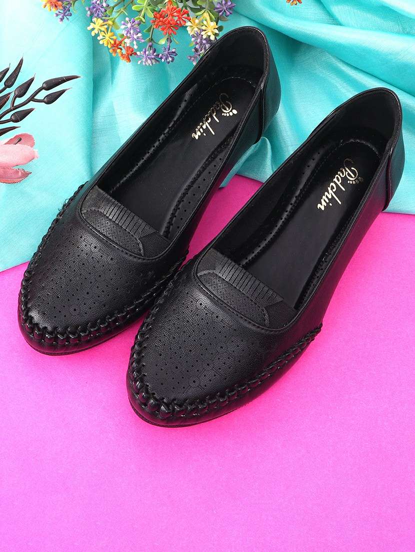 women black slip on loafer - 21652638 - Zoom Image - 0