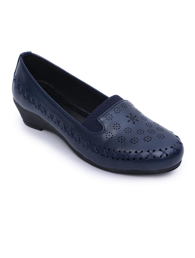 women blue slip on loafer - 21652640 - Zoom Image - 0