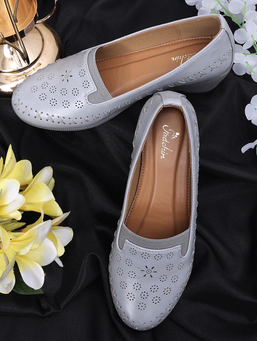 women grey slip on loafer - 21652641 -  Zoom Image - 0