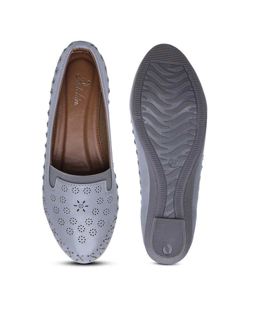 women grey slip on loafer - 21652641 - Standard Image - 4