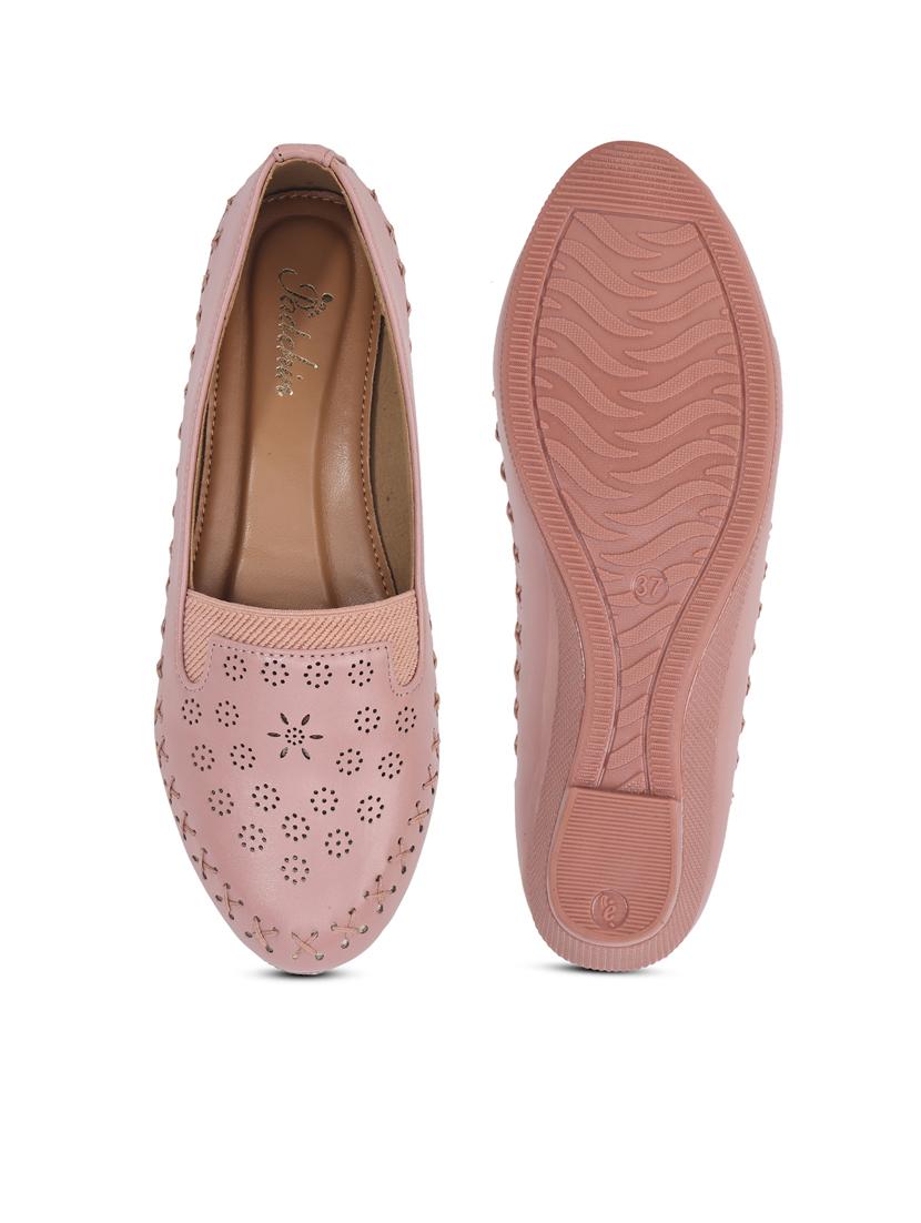 women pink slip on loafer - 21652642 - Standard Image - 4