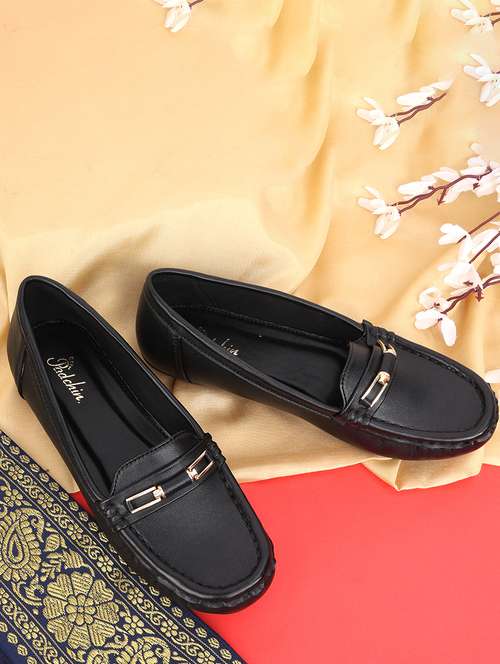 women black slip on loafer - 21652648 -  Standard Image - 0