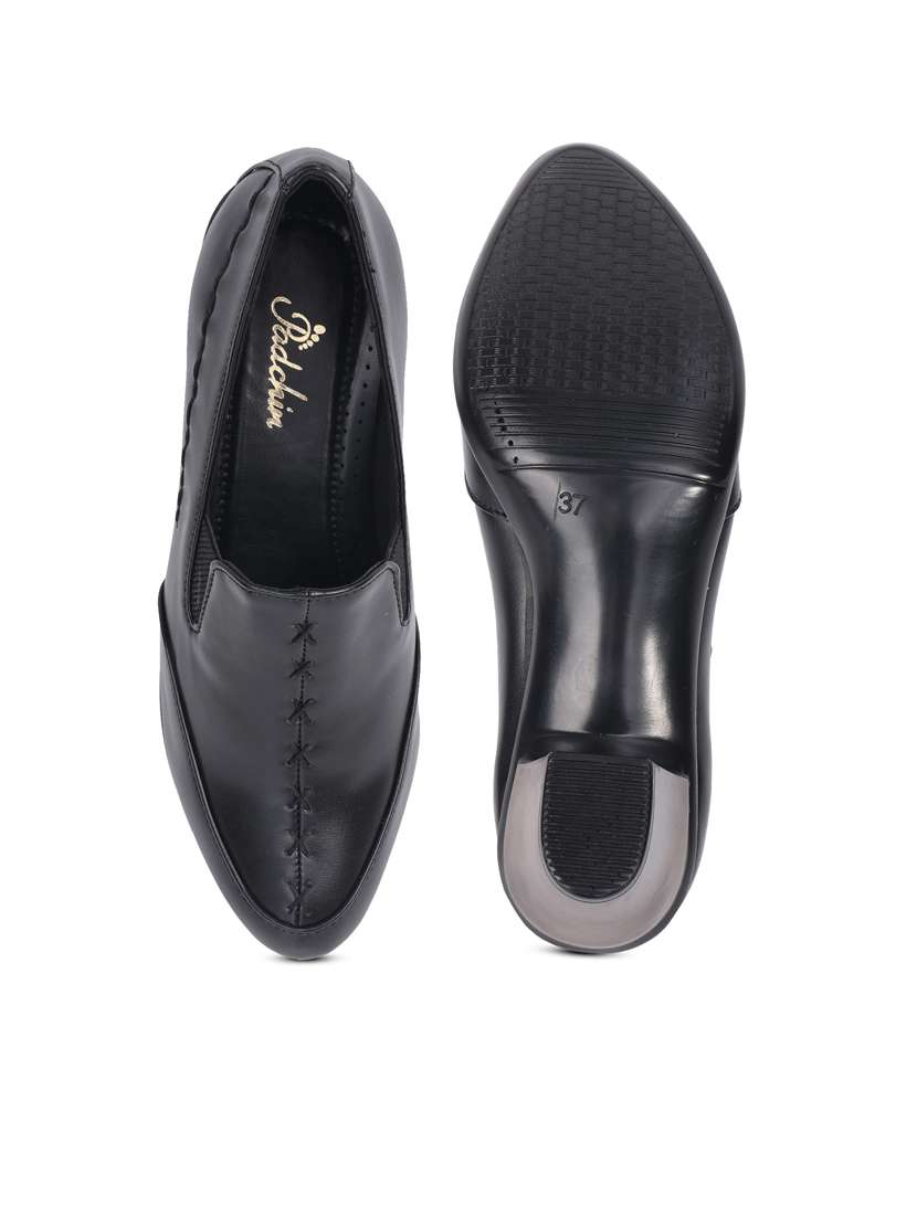 women black slip on pump - 21652652 -  Standard Image - 4