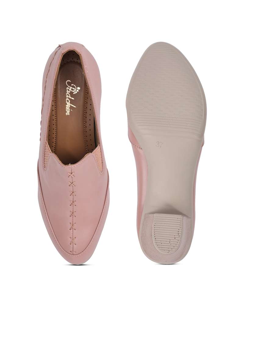 women pink slip on pump - 21652653 -  Standard Image - 4