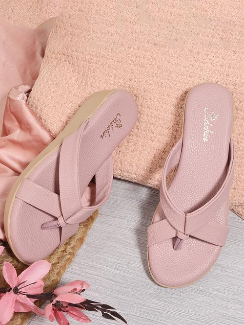women nude slip on wedge - 21652664 - Standard Image - 0