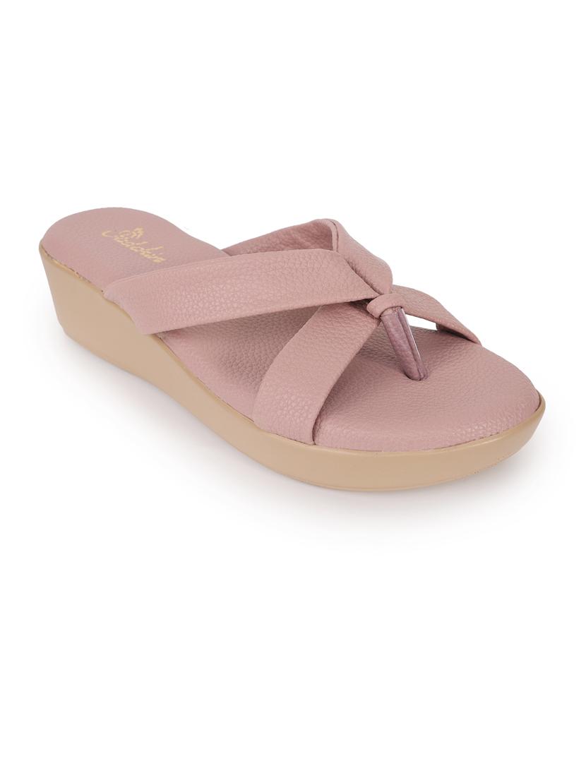 women nude slip on wedge - 21652664 - Standard Image - 1