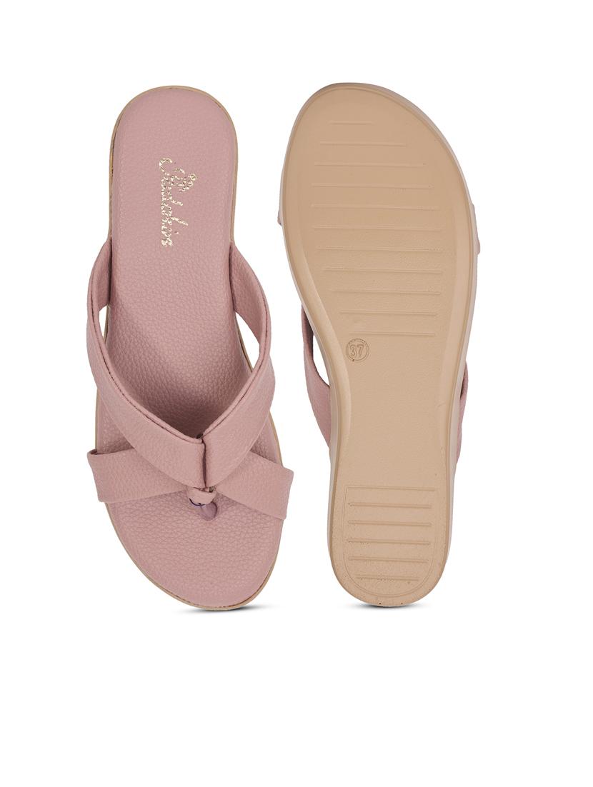 women nude slip on wedge - 21652664 - Standard Image - 4